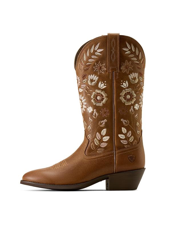 Ariat Women's Heritage Meadow R Toe Western Boots - Toasty Tan Image 6