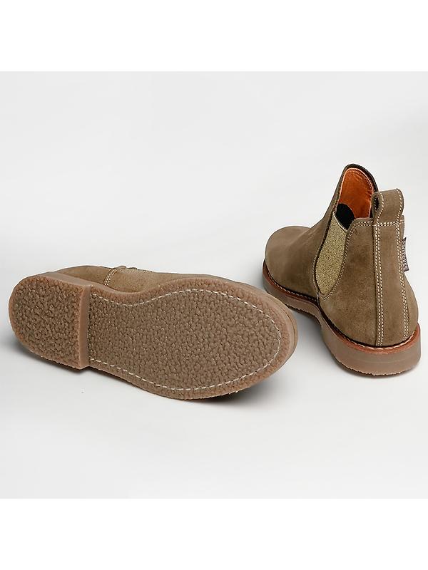 Penelope Chilvers Women's Safari Suede Boots - Truffle/Gold Image 4