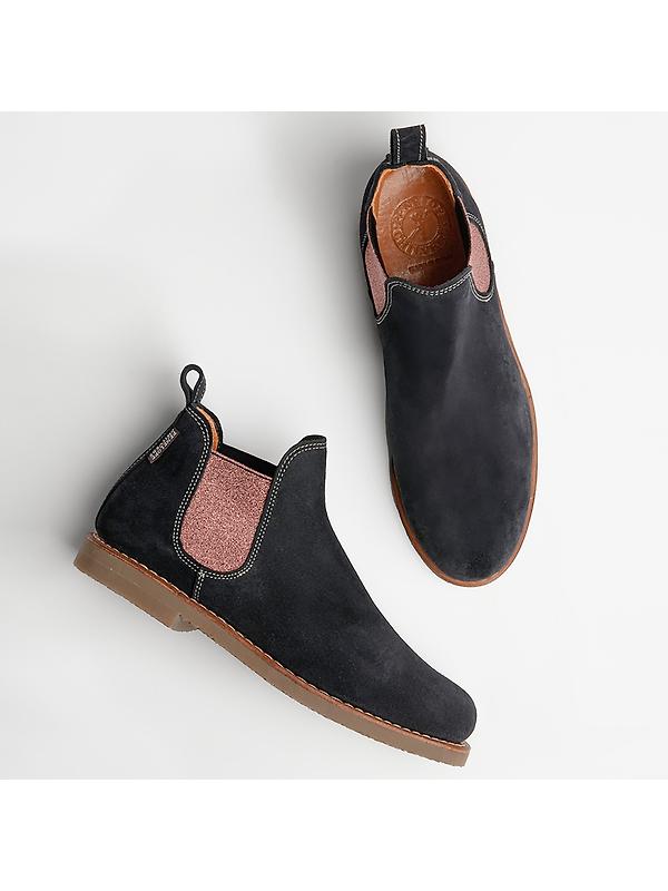 Penelope Chilvers Women's Safari Suede Boots - Navy/Cinnamon Image 6