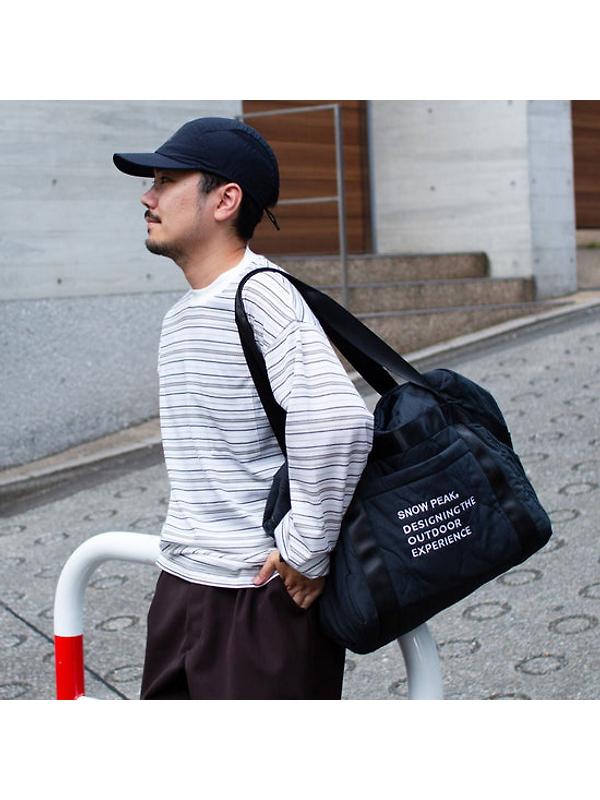 Snow Peak Quilted Ripstop Duffle - Black Image 5