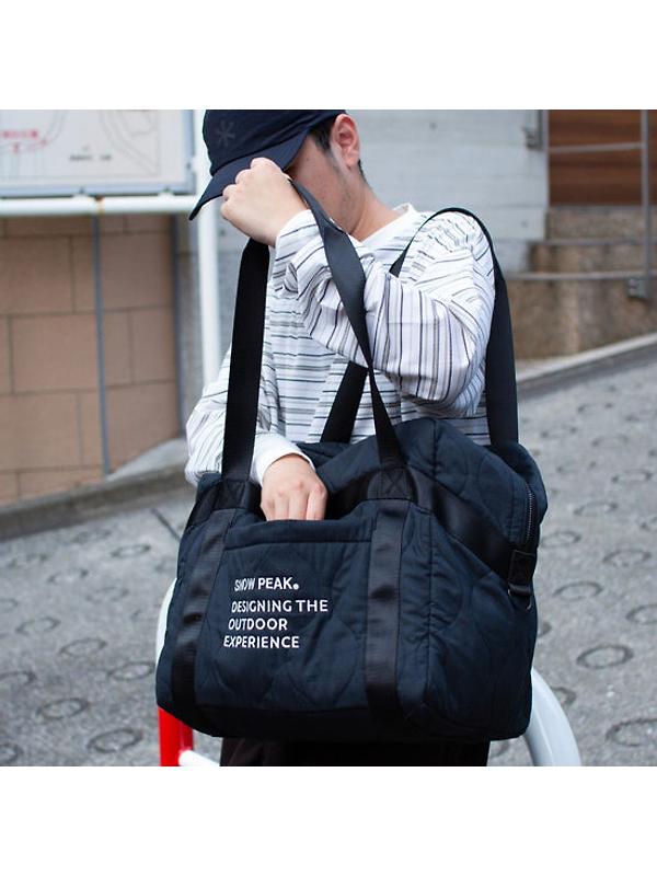 Snow Peak Quilted Ripstop Duffle - Black Image 6