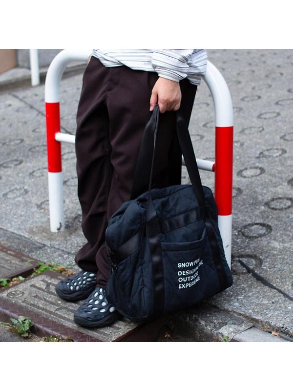 Snow Peak Quilted Ripstop Duffle - Black Image 7