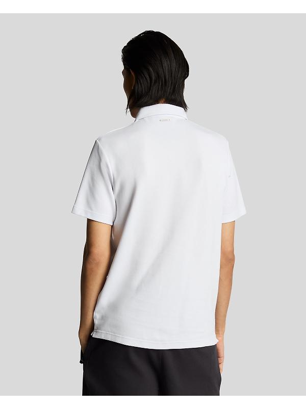 Lyle & Scott Men's Twill Texture Polo Shirt - White Image 4