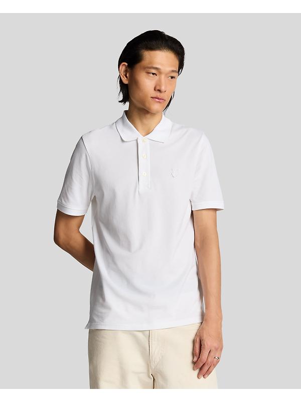 Lyle & Scott Men's Superfine Polo Shirt - White Image 2