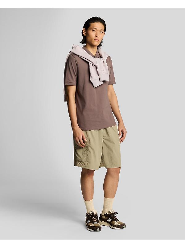 Lyle & Scott Men's Superfine Polo Shirt - Plum Truffle Image 3