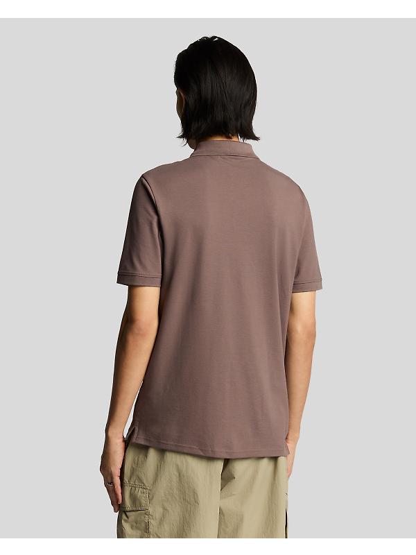 Lyle & Scott Men's Superfine Polo Shirt - Plum Truffle Image 4