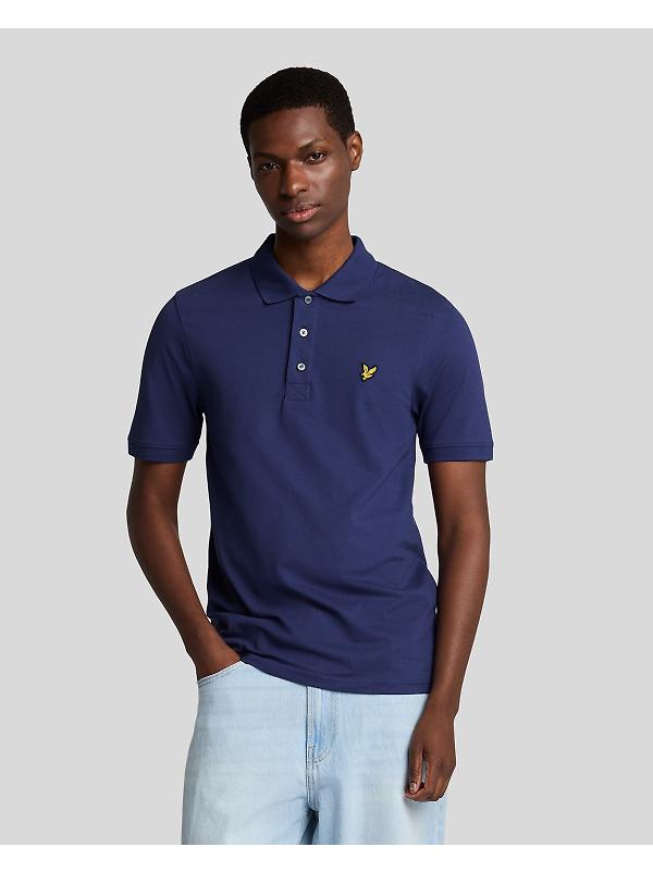 Lyle & Scott Men's Plain Polo Shirt - Deep Indigo Image 2