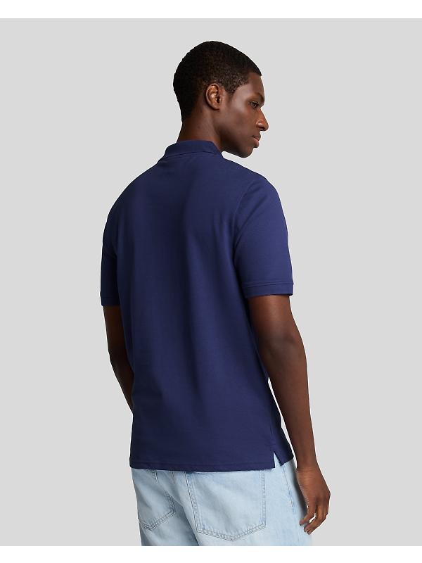 Lyle & Scott Men's Plain Polo Shirt - Deep Indigo Image 4