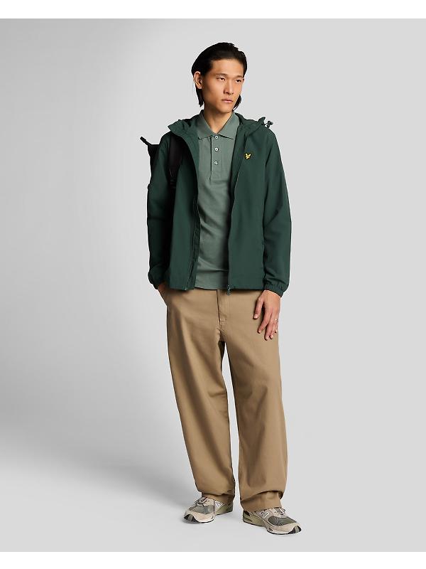 Lyle & Scott Men's Plain Polo Shirt - Green Mercurial Image 3