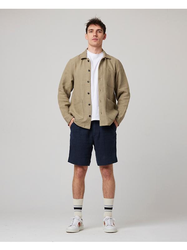 Peregrine Men's Windsor Linen Shacket - Sage Image 2