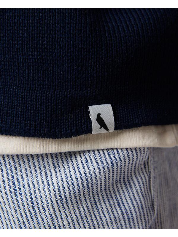 Peregrine Men's River Knitted Shacket - Navy Image 3