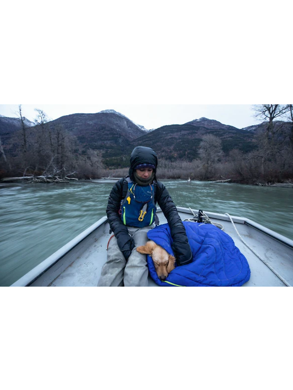 RUFFWEAR Highlands Dog Sleeping Bag - Huckleberry Blue (Medium) Image 8