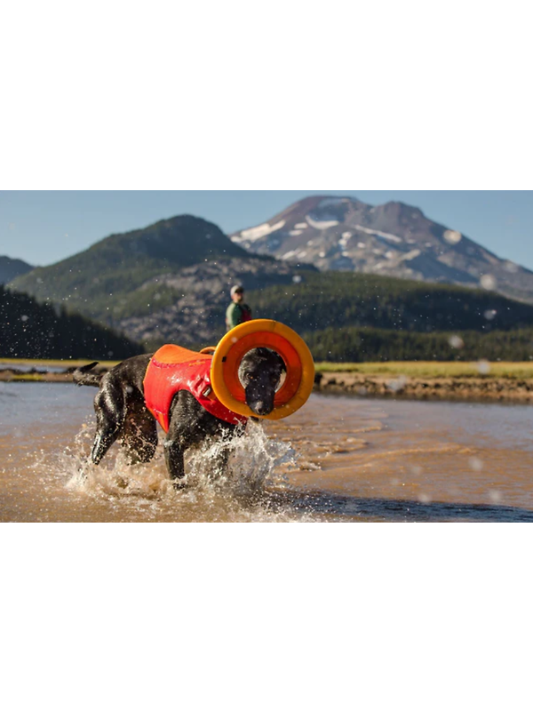 RUFFWEAR Hydro Plane Floating Throw Toy - Campfire Orange Image 10