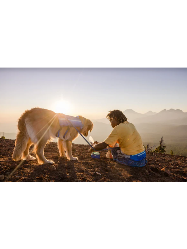 RUFFWEAR Trail Runner Ultralight Dog Bowl - Blue Pool Image 9