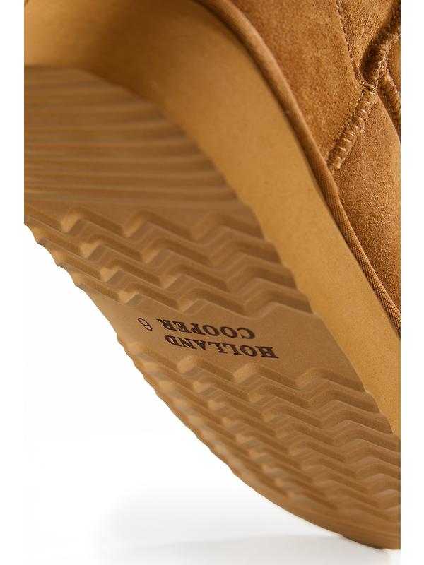 Holland Cooper Women's Shearling Platform Boots - Tan Image 10