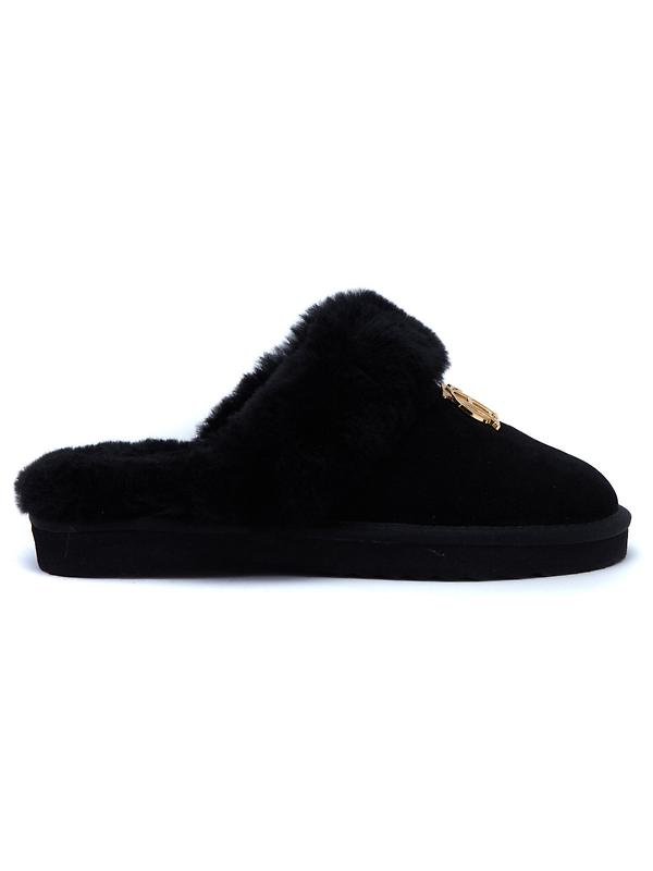 Holland Cooper Women's HC Shearling Slipper - Black Product Image