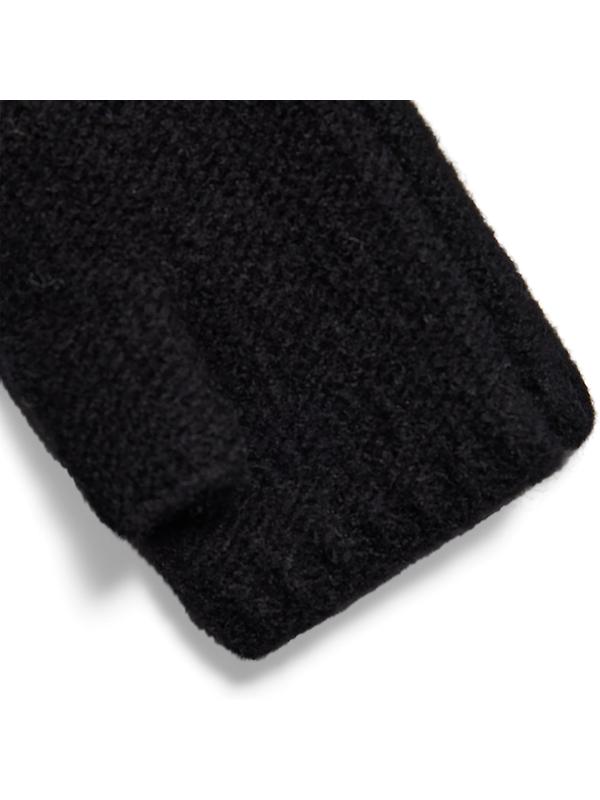 Holland Cooper Sloane Fingerless Gloves - Black Image 5