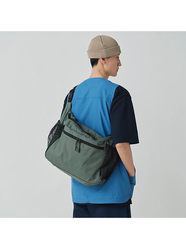 Snow Peak Everyday Use Middle Shoulder Bag - Grey Image 2