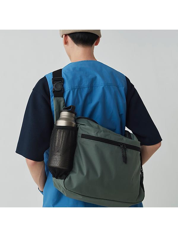 Snow Peak Everyday Use Middle Shoulder Bag - Grey Image 4