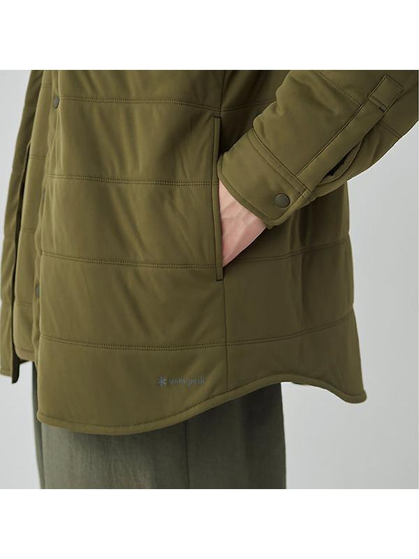 Snow Peak Flexible Insulated Shirt/Jacket - Olive Image 8