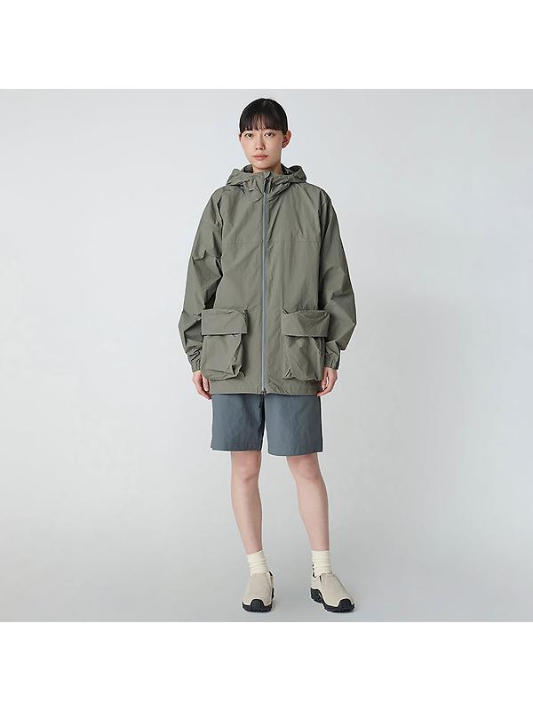 Snow Peak Nylon Tussah Jacket - Light Olive Image 3