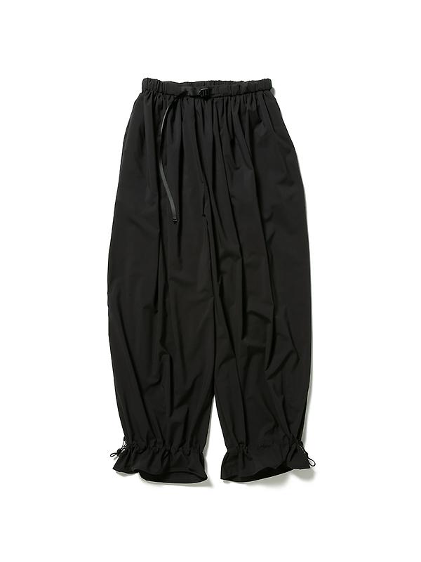 Snow Peak Shadow Ripstop Gather Pants - Black Product Image