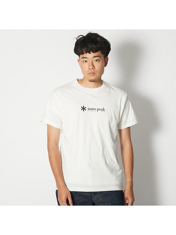 Snow Peak Soft Cotton Logo Short Sleeve T-Shirt - White Image 5