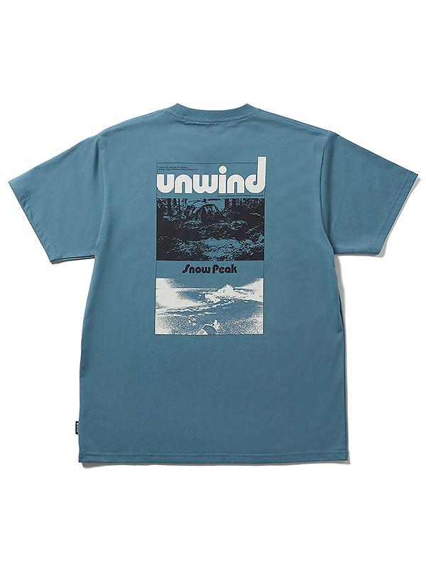 Snow Peak Unwind T-Shirt - Blue Product Image