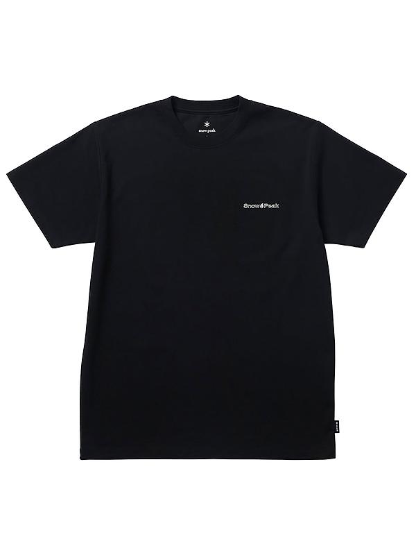 Snow Peak Warm Oneself T-Shirt - Black Image 2