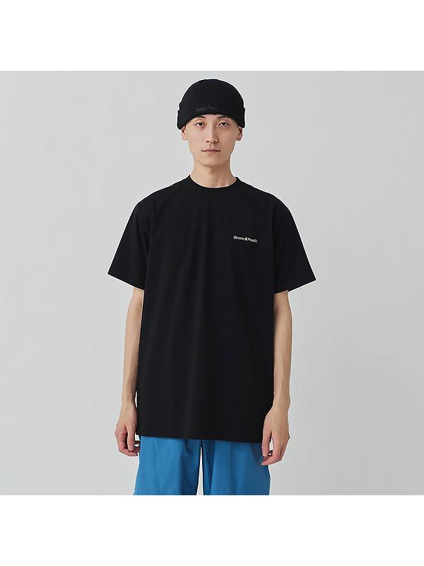 Snow Peak Warm Oneself T-Shirt - Black Image 3