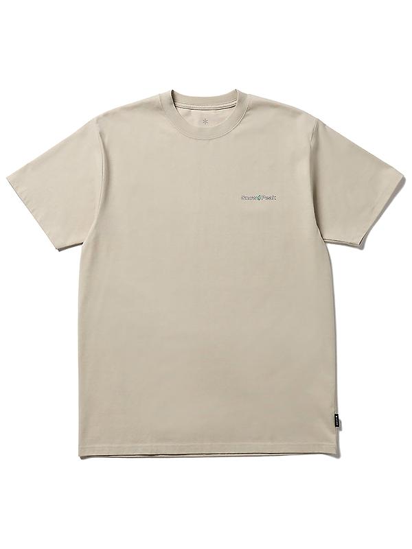 Snow Peak Warm Oneself T-Shirt - Light Beige Image 2
