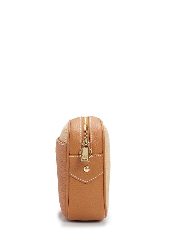 Holland Cooper Women's Soho Camera Bag - Tan Raffia Image 10