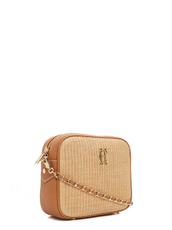 Holland Cooper Women's Soho Camera Bag - Tan Raffia Image 11