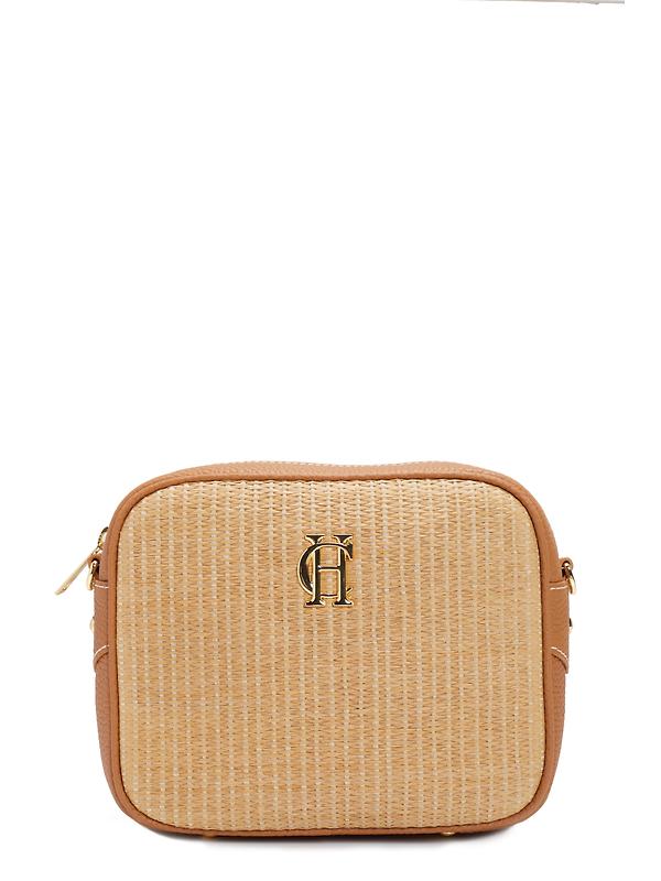 Holland Cooper Women's Soho Camera Bag - Tan Raffia Image 12