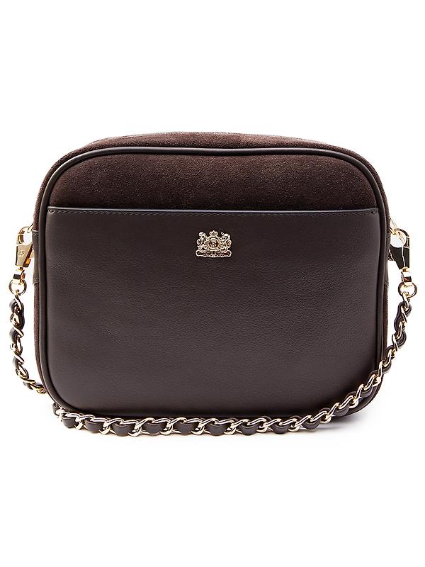 Holland Cooper Women's Soho Camera Bag - Chocolate Suede Product Image