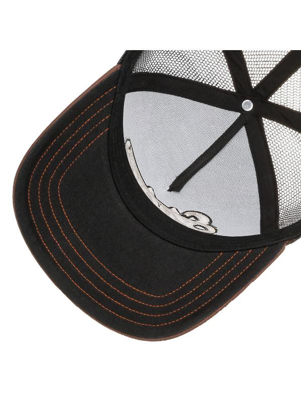 Stetson Speed Shop Trucker Cap - Chestnut/Olive Image 3