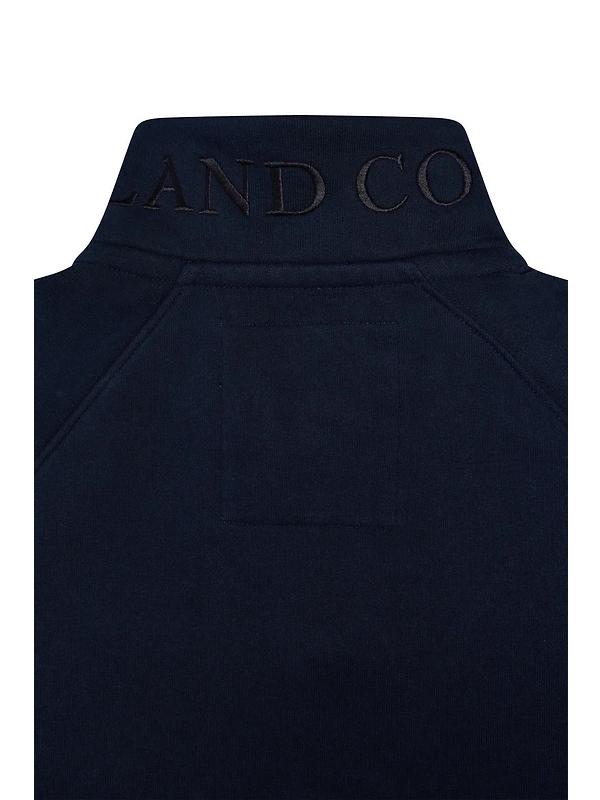 Holland Cooper Women's Sporting Goods Zip Henley - Ink Navy Image 9