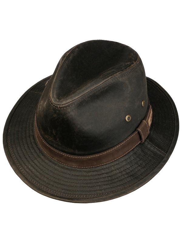 Stetson Sri Lanka Traveller Cloth Hat - Dark Brown Image 2