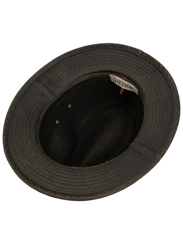 Stetson Sri Lanka Traveller Cloth Hat - Dark Brown Image 3