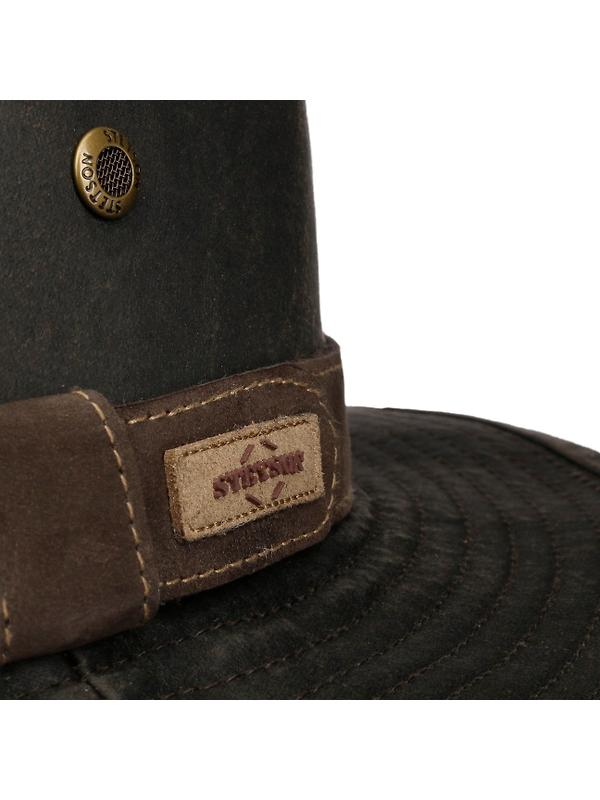 Stetson Sri Lanka Traveller Cloth Hat - Dark Brown Image 4