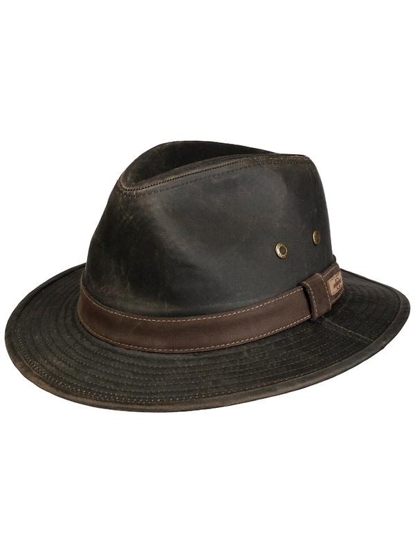 Stetson Sri Lanka Traveller Cloth Hat - Dark Brown Image 1