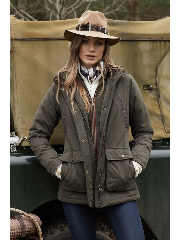 Holland Cooper Women's Stamford Country Coat - Khaki Image 12