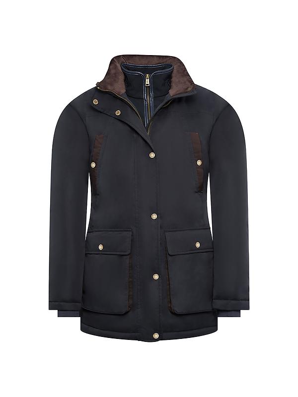 Holland Cooper Women's Stamford Country Coat - Ink Navy Image 10