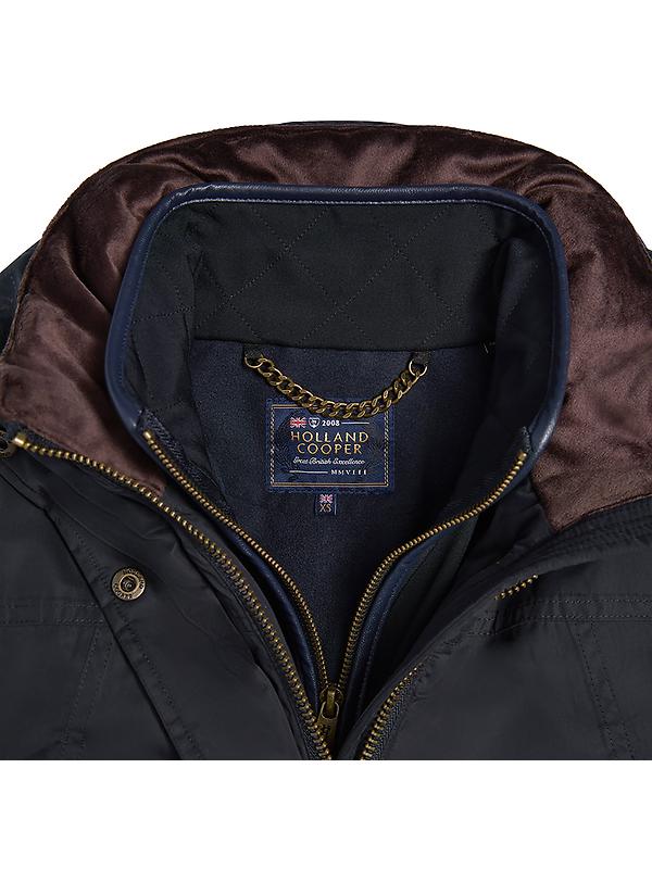 Holland Cooper Women's Stamford Country Coat - Ink Navy Image 9