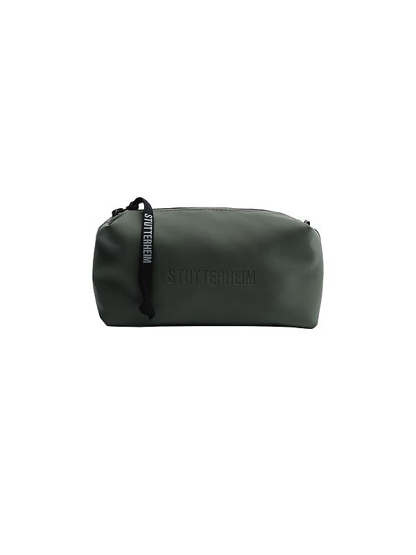 Stutterheim Container Small Wash Bag - Green Image 1