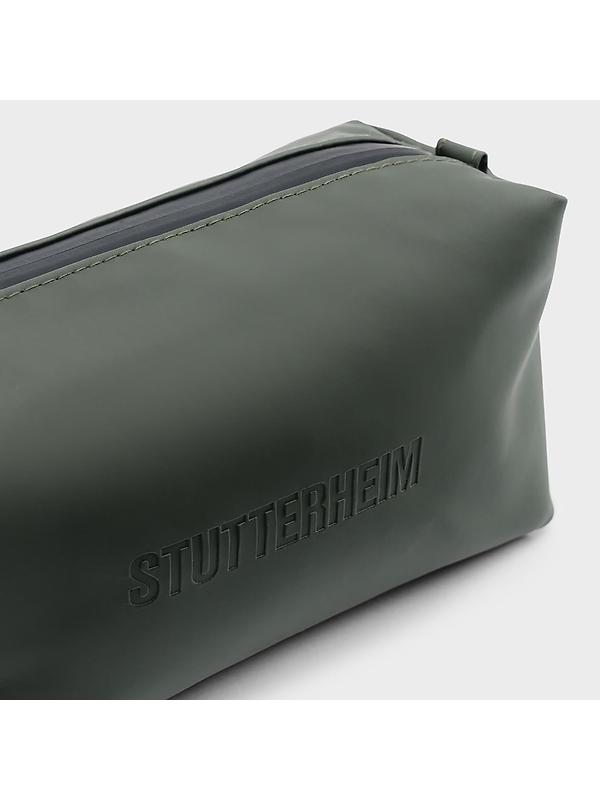 Stutterheim Container Small Wash Bag - Green Image 2