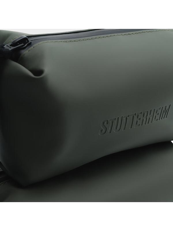 Stutterheim Container Small Wash Bag - Green Image 5