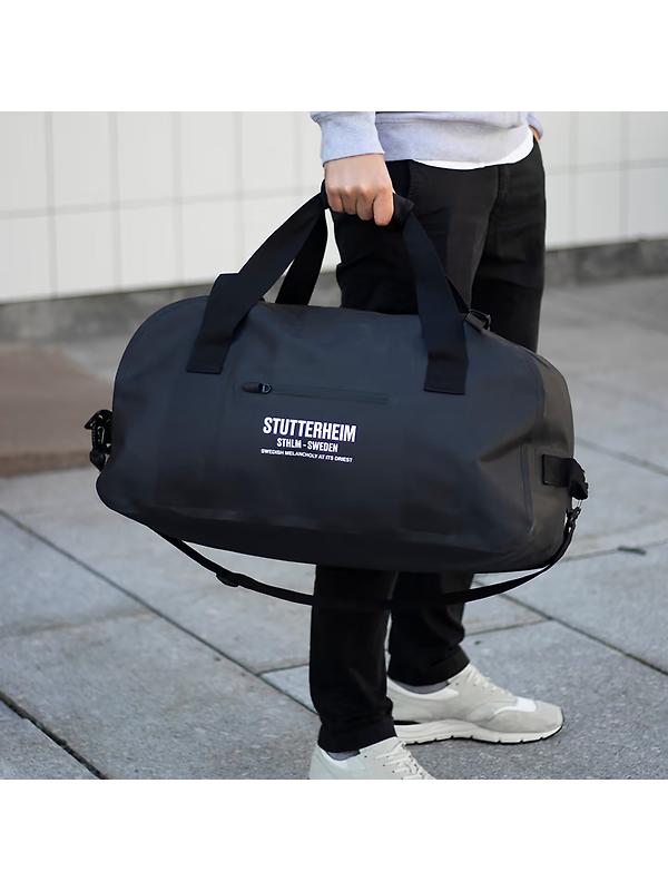 Stutterheim Rain Duffel Bag 50L - Black Image 2