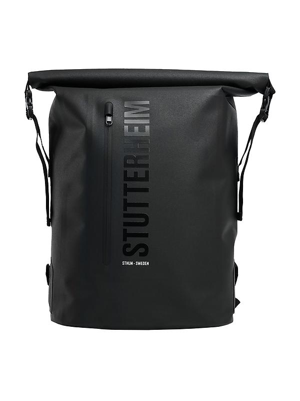 Stutterheim Rain Rolltop 25L Backpack - Black Product Image