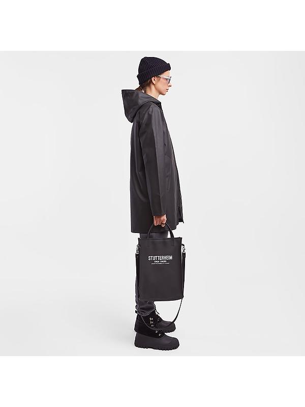 Stutterheim Stockholm Lightweight Raincoat - Black Image 3